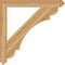 Ekena Millwork Olympic Arts & Crafts Rough Sawn Bracket, Western Red Cedar, 4"W x 40"D x 40"H BKT04X40X40OLY03RWR - alternate 4
